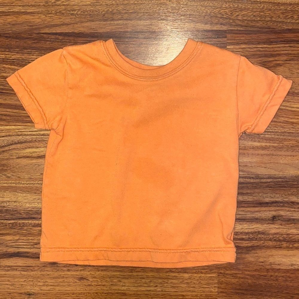 5 For $25 Kidgets Solid Orange Tee 12M